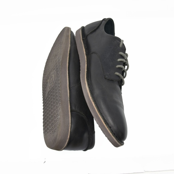 *BORN Sz 12 Dark Blue Leather Oxford Casual Shoe main image 7